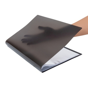BANTEX Trendy Display Book / Clear Holder Folio (40 pockets) - Black